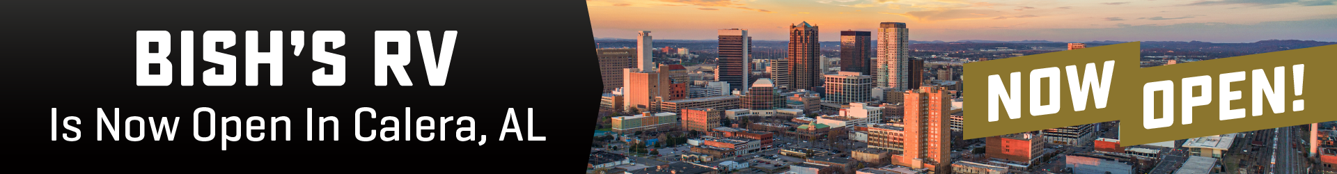 Bish's RV is now in Calera, AL Bish's RV is now in Calera, AL